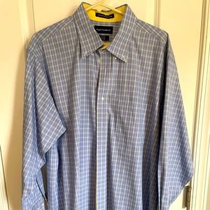 Men’s Paul Fredrick Dress Shirt. Size 17.5x33
